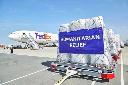 联邦快递为土叙地震灾区提供国际人道主义救援